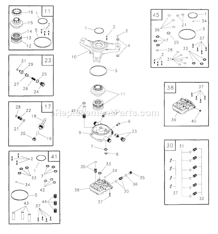 Page B Diagram and Parts List for 1467-0  Briggs and Stratton Pressure Washer